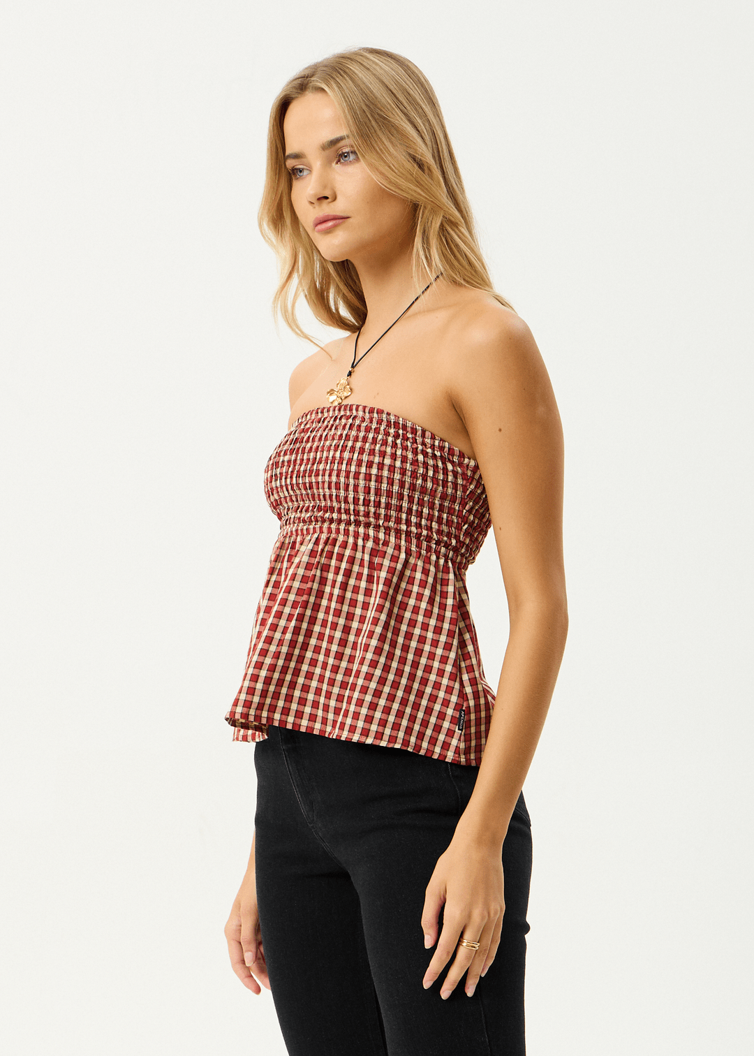 Austin - Recycled Top - AfendsW253108 - RED RUM - S