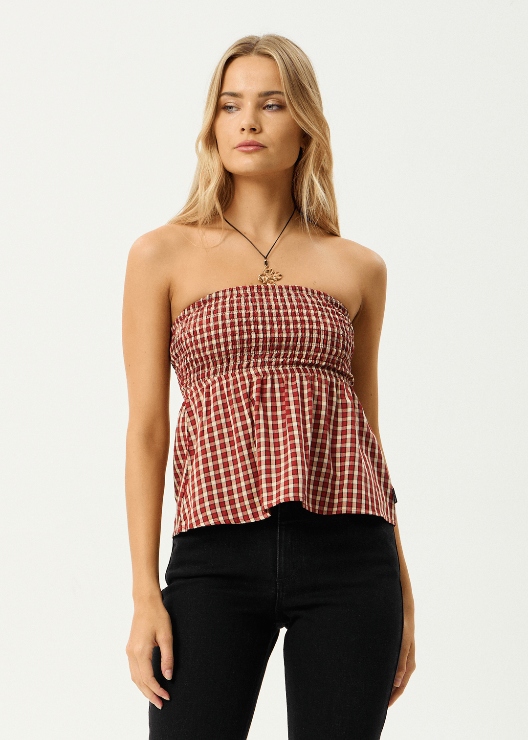 Austin - Recycled Top - AfendsW253108 - RED RUM - S