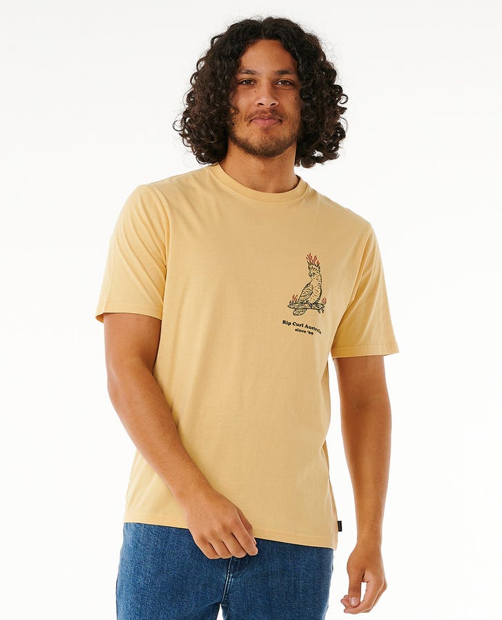 AUSTRALIA FUN TIMES DESTO - Rip Curl0REMTE - Washed Yellow - S