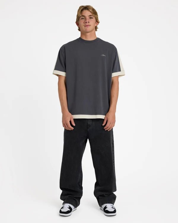 AV-2 KNIT TOP -QuiksilverUQYKT03303-ACID WASH/BONE WHITE-S