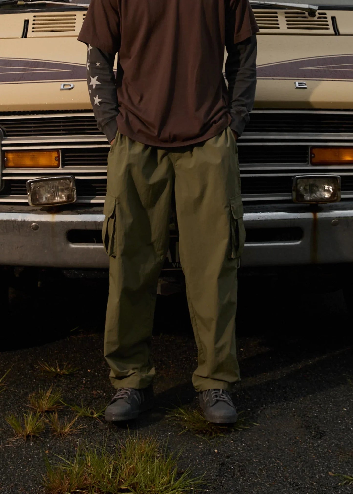Badlands Recycled Cargo Pant - Afendsm242402 - mil - Military - L