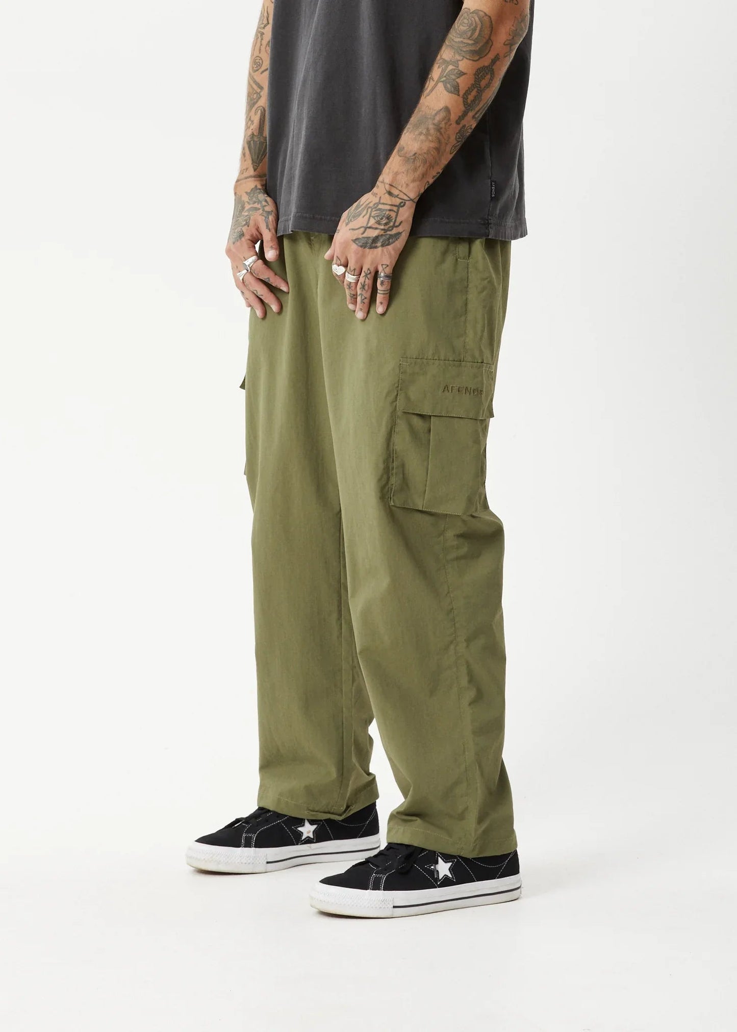Badlands Recycled Cargo Pant - Afendsm242402 - mil - Military - L