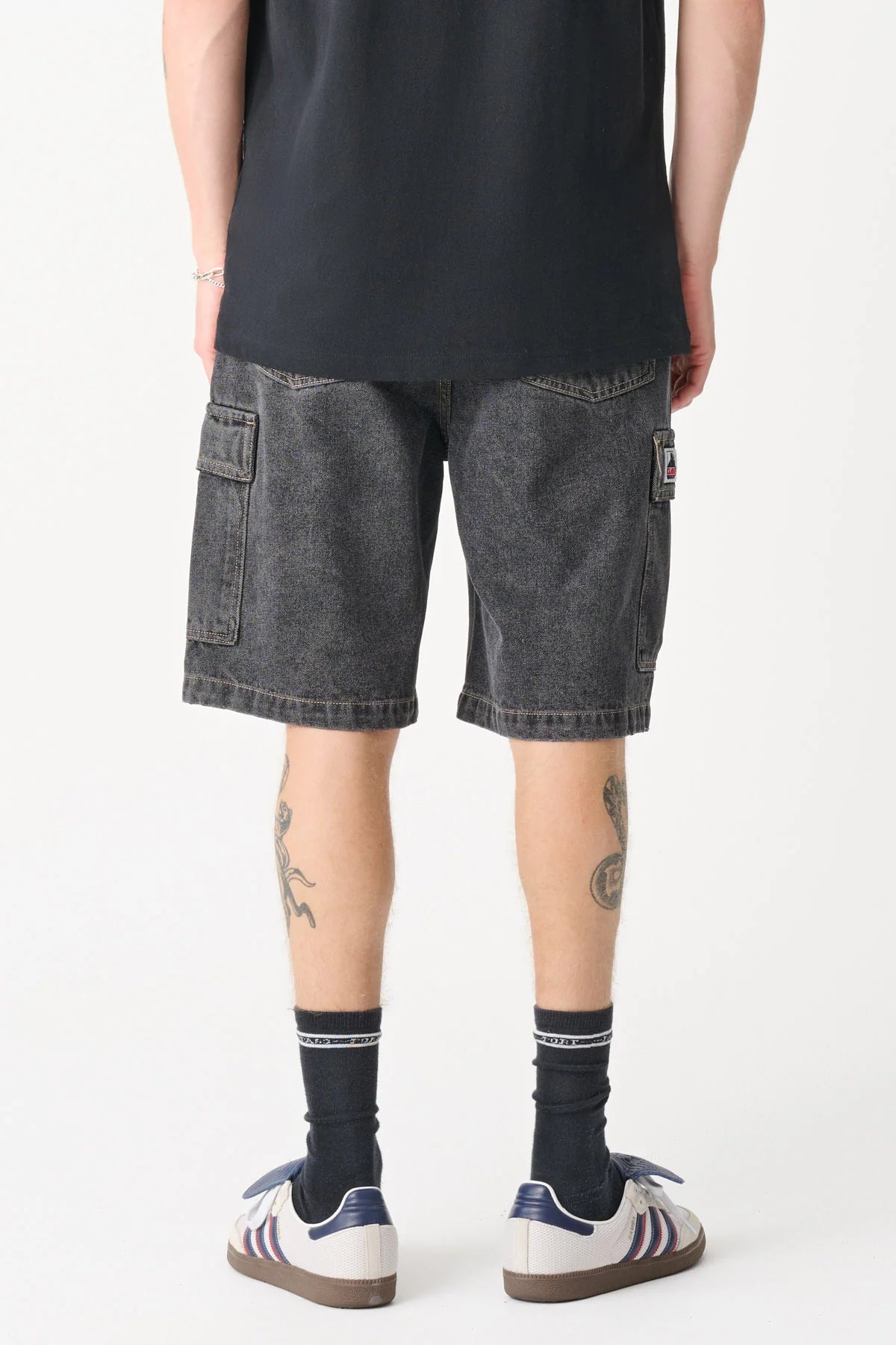 Baggy Cargo Denim 91 Short - XlargeXL025S2603 - WASHED BLACK - 26