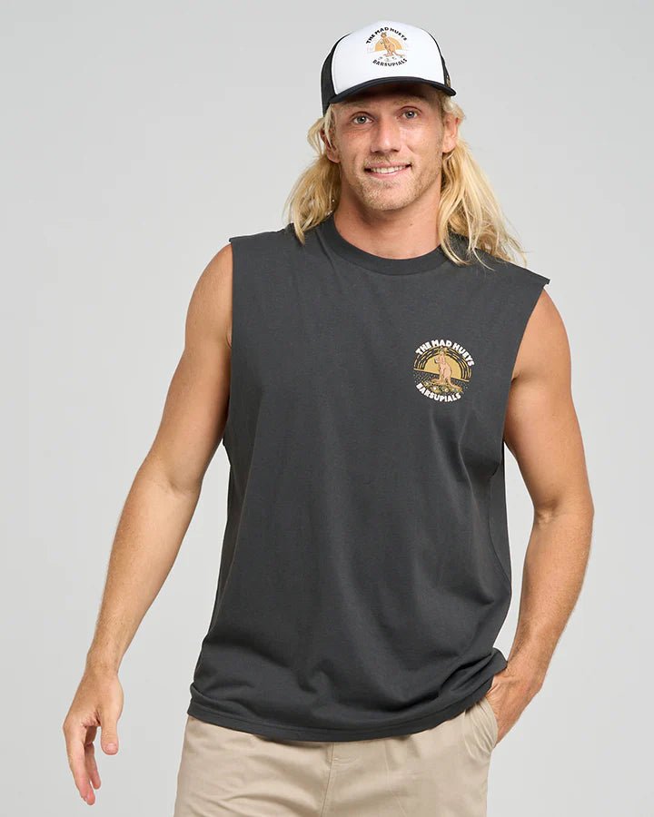 BARSUPIALS | MUSCLE - The Mad HueysH425M02008 - VINTAGE BLACK - S