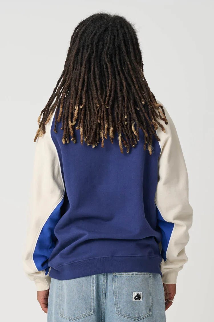 Baseball Raglan Crew - XlargeXL025W1204 - Navy - L