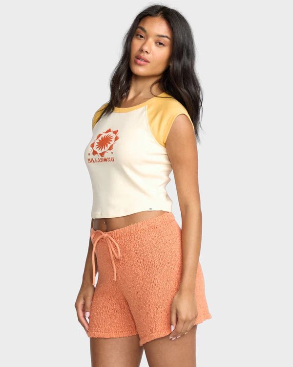 BEACH CLUB BABE SS KNT - Billabong24B013501 - BUTTER - XS/6
