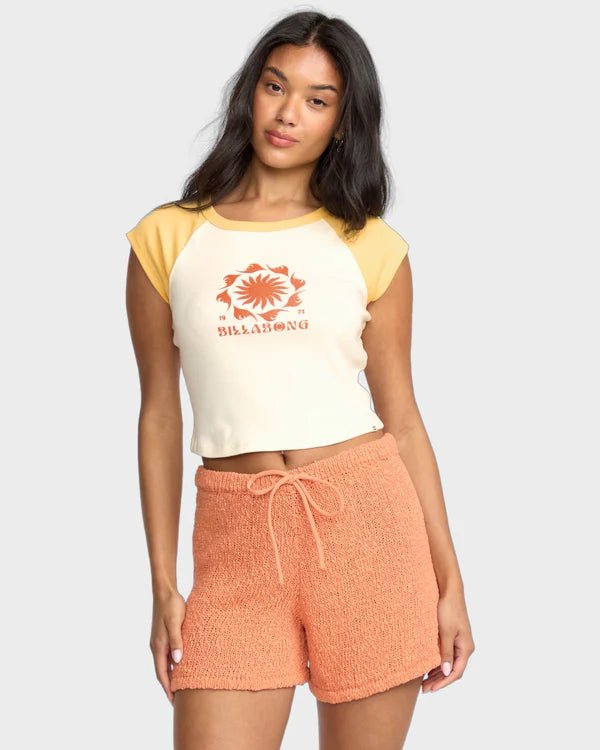 BEACH CLUB BABE SS KNT - Billabong24B013501 - BUTTER - XS/6