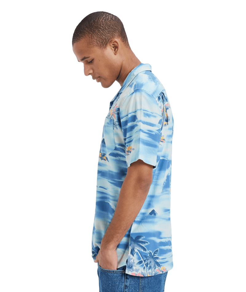 BEACH CLUB CASUAL - QuiksilverEQYWT04631 - HORIZON BLUE TROPICAL SURF 64 - S