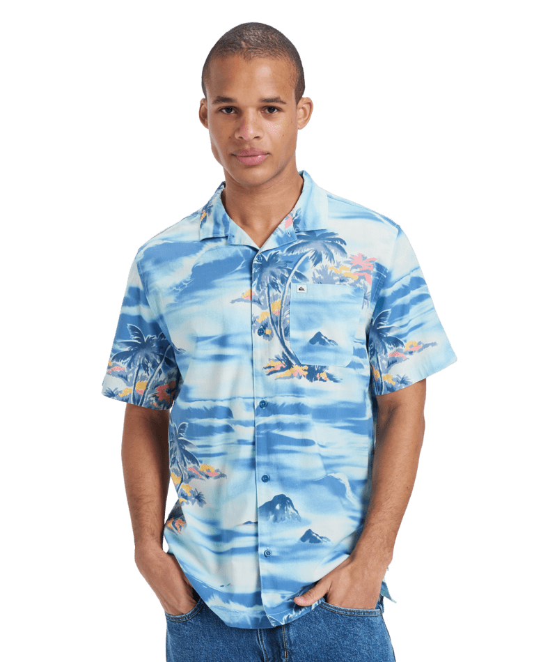 BEACH CLUB CASUAL - QuiksilverEQYWT04631 - HORIZON BLUE TROPICAL SURF 64 - S