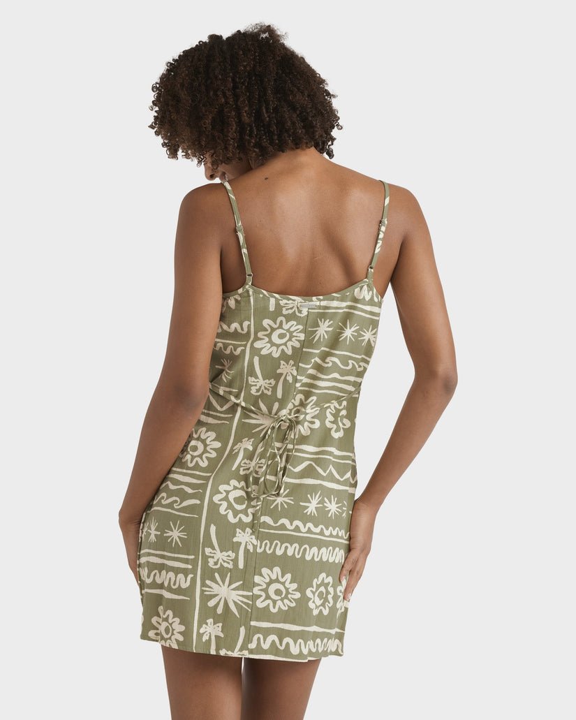 BEACH HAZE DRESS - Billabong24B133510 - Green Tea - S/8