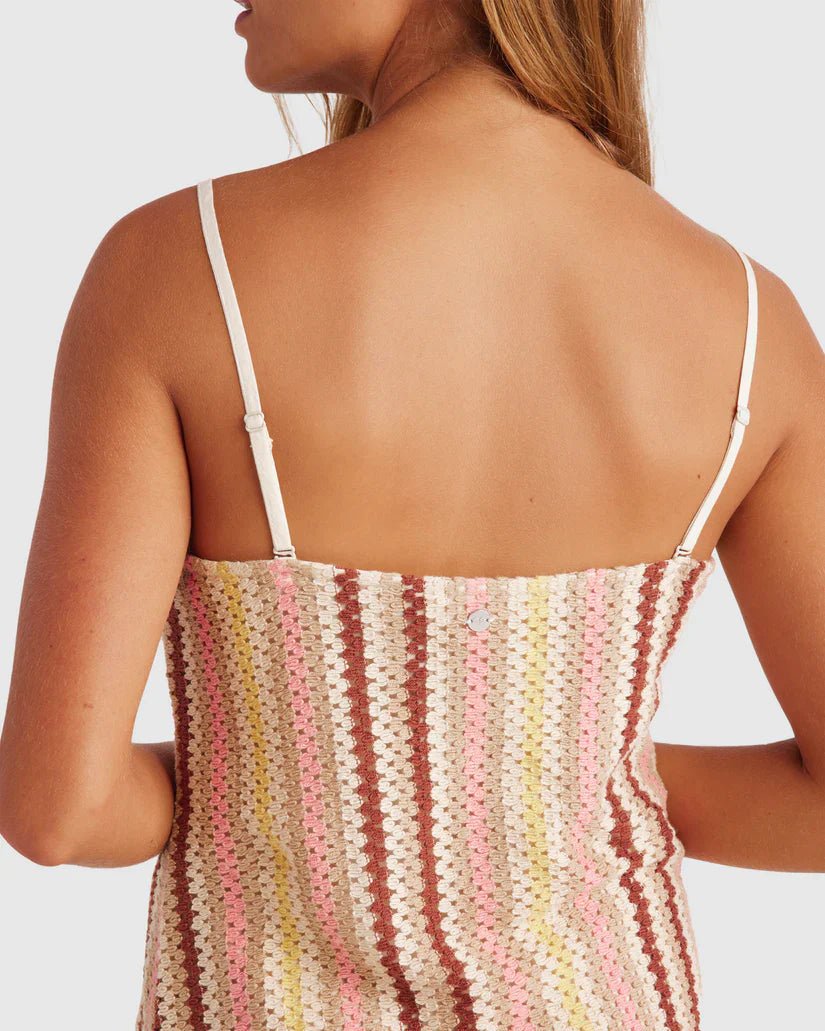 Beach Sounds Dress - RoxyERJKD03505 - TEC2 - Parchment Party Wave - L