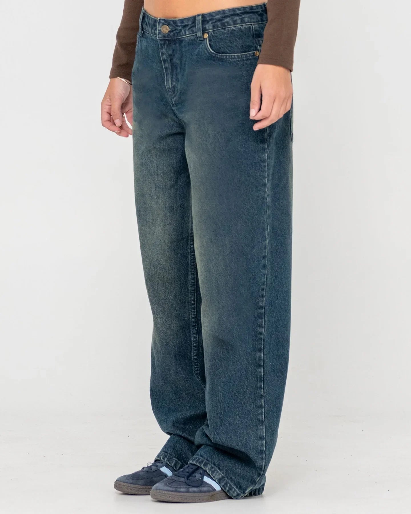 Bethany Baggy Low Rise Jean - RustyPAL1449 - DND - Dark N Dirty - 10
