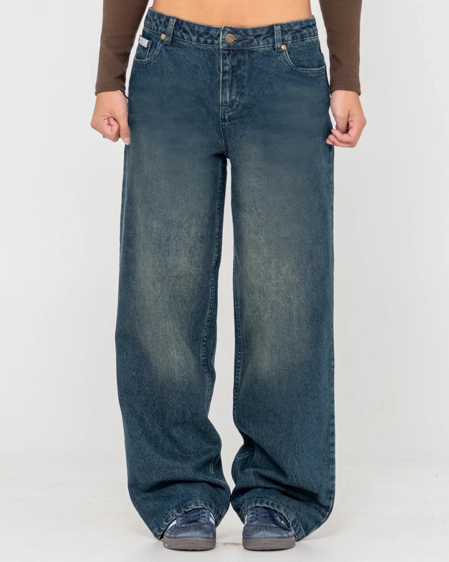 Bethany Baggy Low Rise Jean - RustyPAL1449 - DND - Dark N Dirty - 10