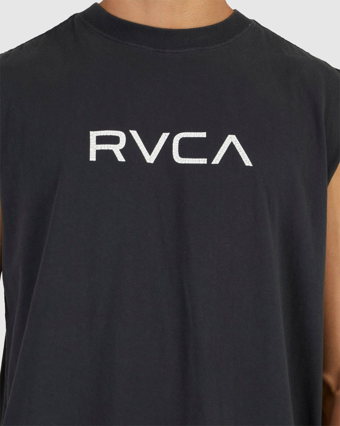Big RVCA Washed Muscle - RVCAUVYZT00407 - BLACK - L