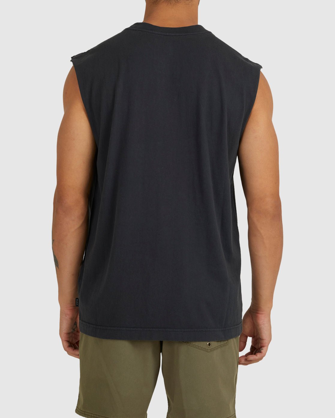Big RVCA Washed Muscle - RVCAUVYZT00407 - BLACK - L