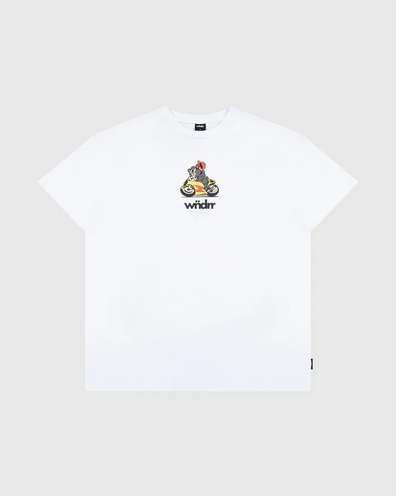 Biker Box Fit Tee - KOH IndustriesW24KA001WHI - White - L