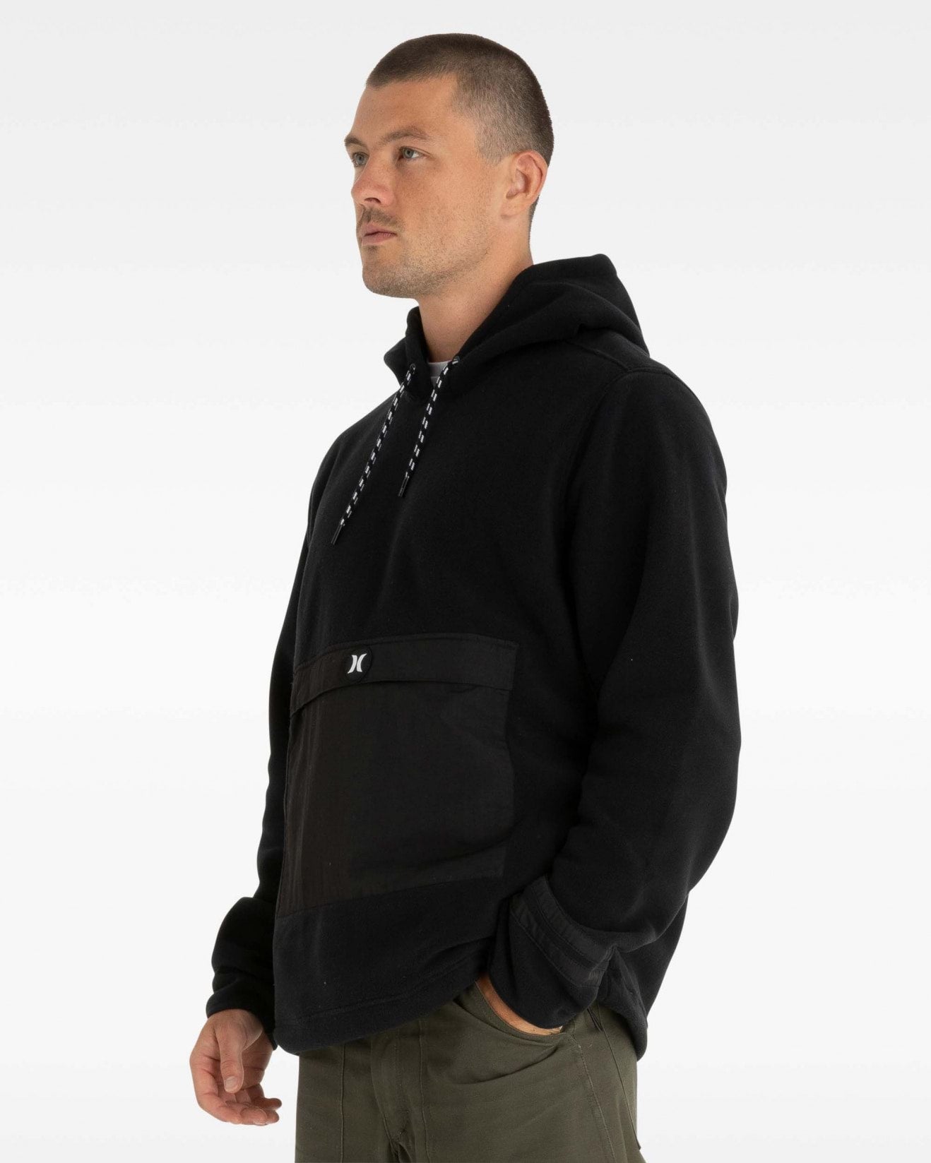 Block Party PO Fleece - HurleyAMFL23Q1BH - Black - L