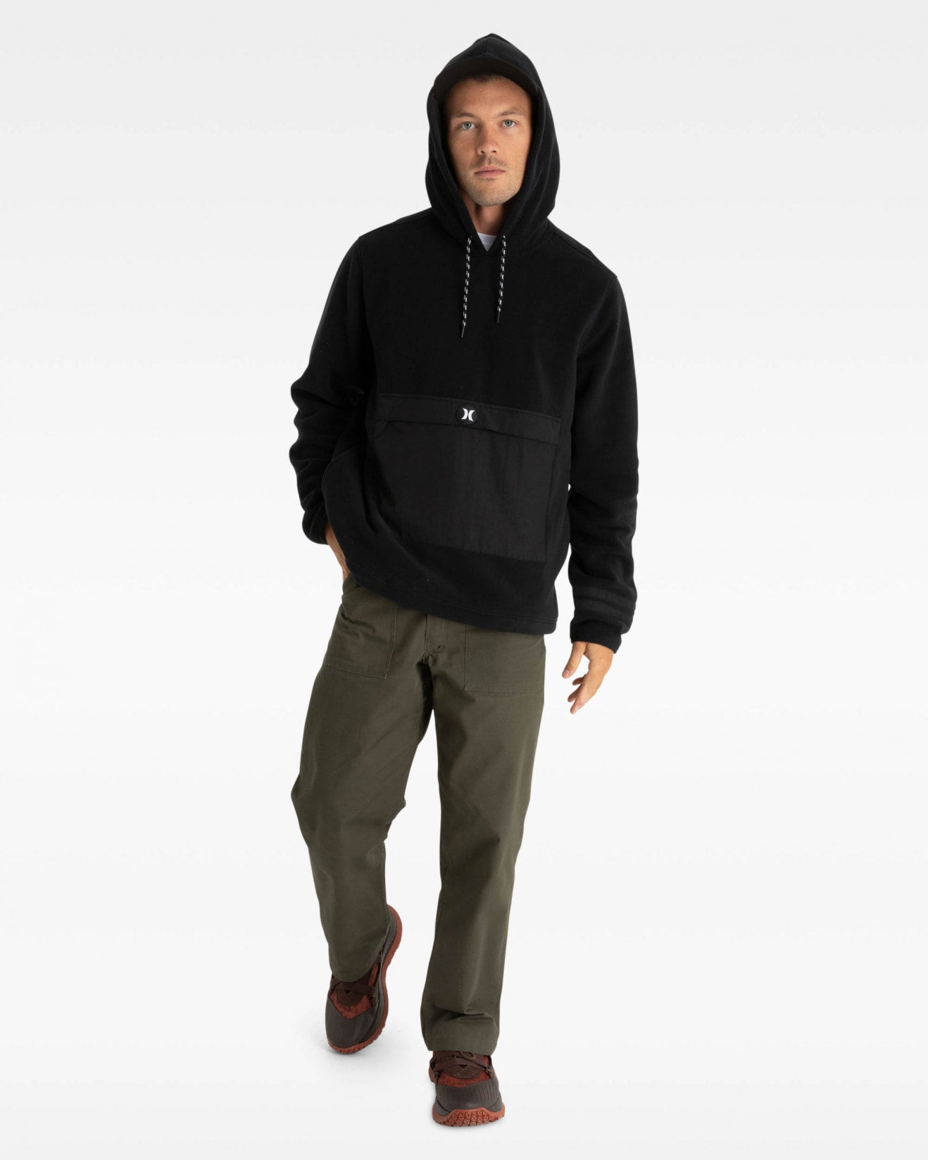 Block Party PO Fleece - HurleyAMFL23Q1BH - Black - L