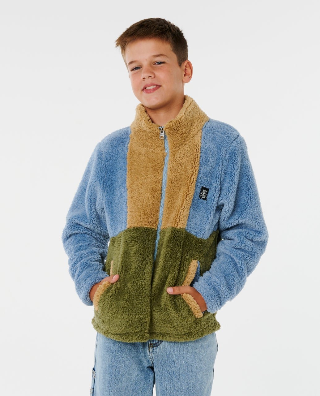 BLOCK PARTY POLAR - BOY - Rip Curl015TFL-FADED DENIM-1to2