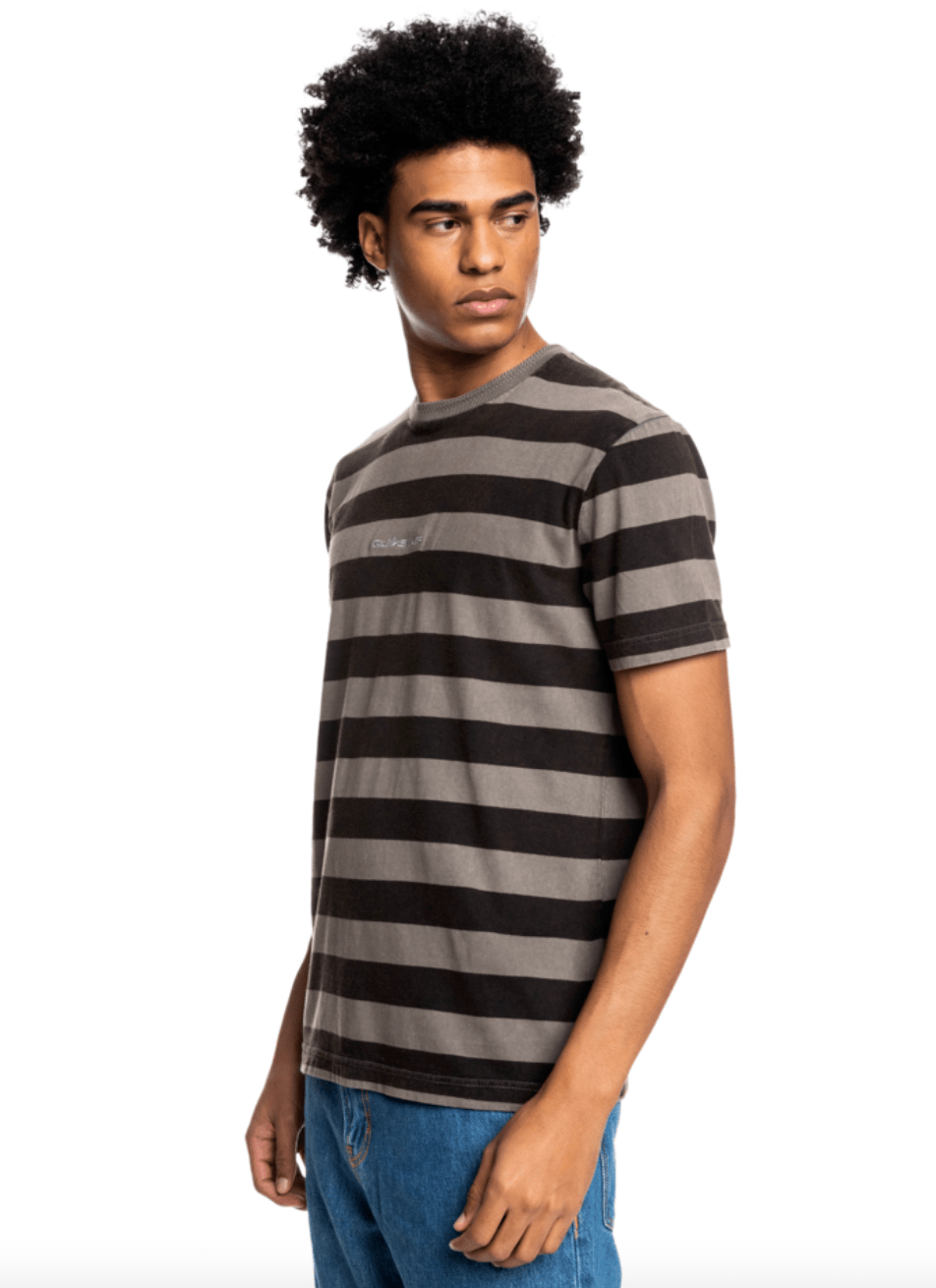 Blora SS Tee - QuiksilverEQYKT04229 - KVJ4 - Black Blora Stripe - 2XL