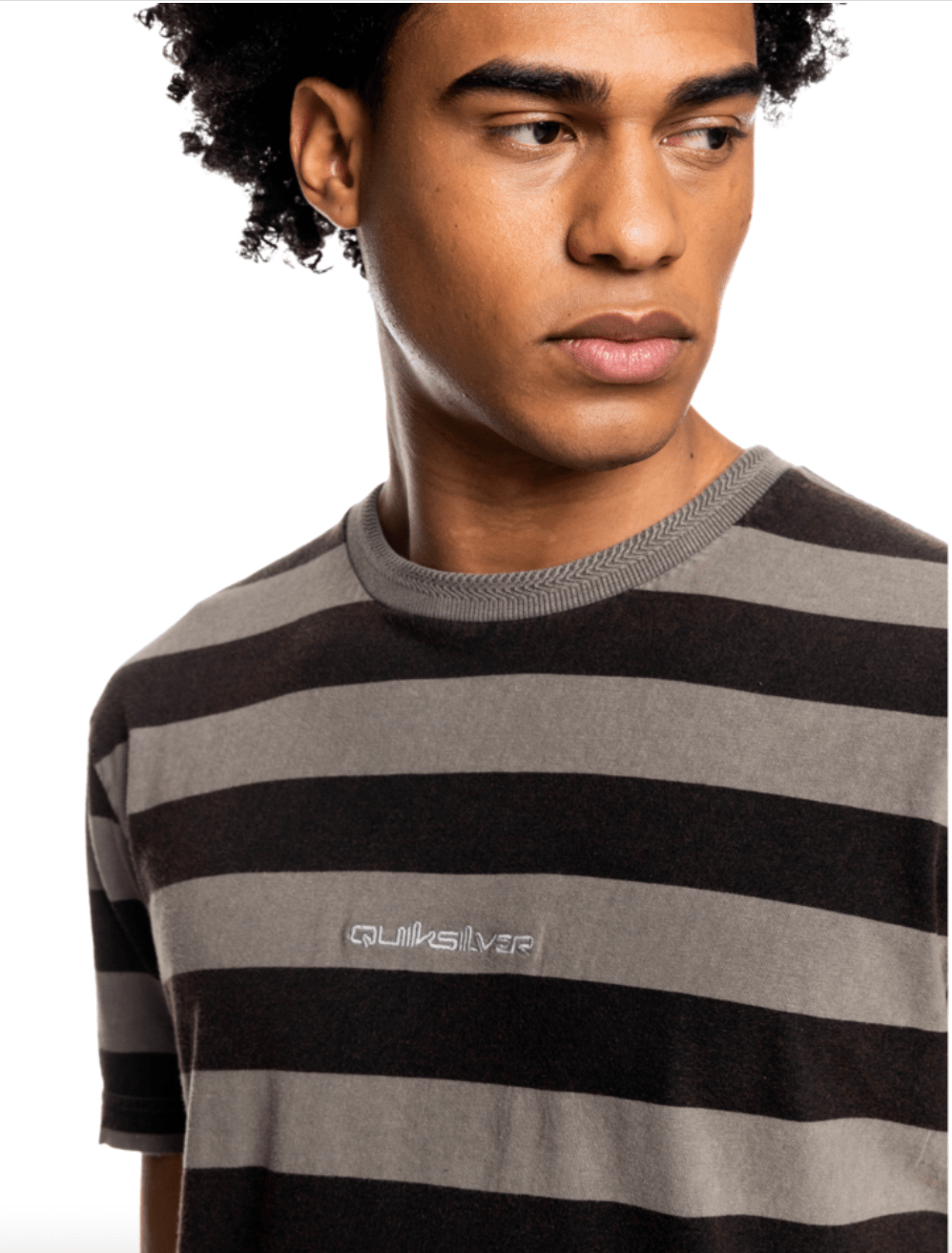 Blora SS Tee - QuiksilverEQYKT04229 - KVJ4 - Black Blora Stripe - 2XL