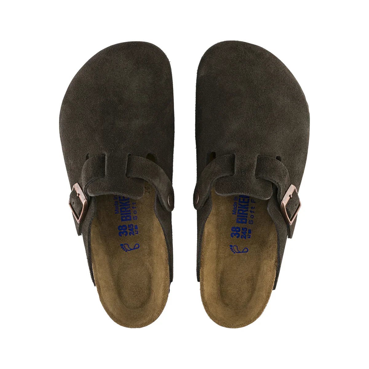 Boston SFB Mocca Suede Leather Regular - Birkenstock660461 - Mocca - 38