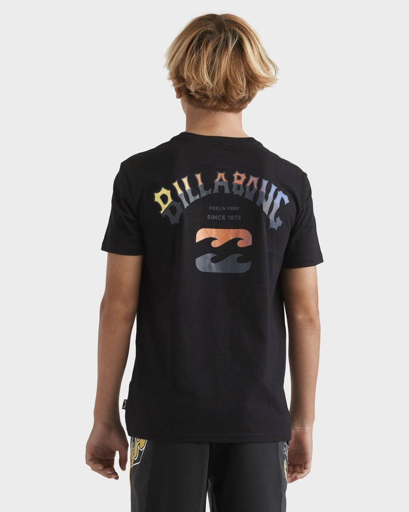 BOYS ARCH FADE SS - BillabongUBBZT00313 - Black - XS/8
