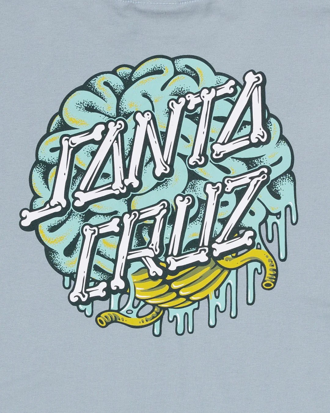 BRAIN DOT CENTRE TEE - Santa CruzSB225 - SS05 - SLATE - 8