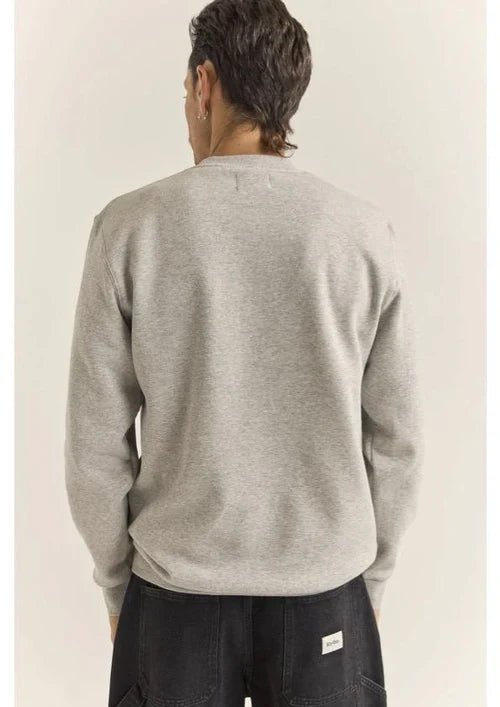 Brand Fleece Crew - RhythmPP1024M - FL01 - GRY - Grey Heather - S