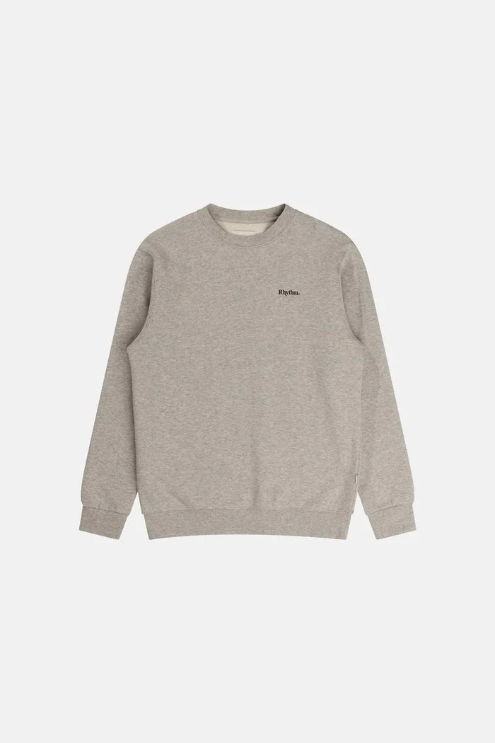 Brand Fleece Crew - RhythmPP1024M - FL01 - GRY - Grey Heather - S