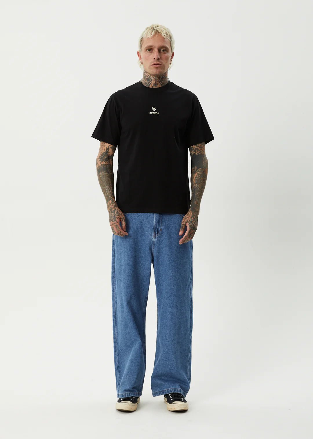 Burnin - Retro Tee - AfendsM251020-BLACK-S