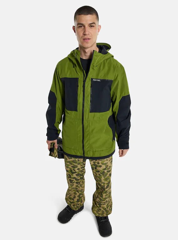 Burton Mens Frostner Jacket - Burton Australia21469103301GRNTBLK - Green / True Black - L