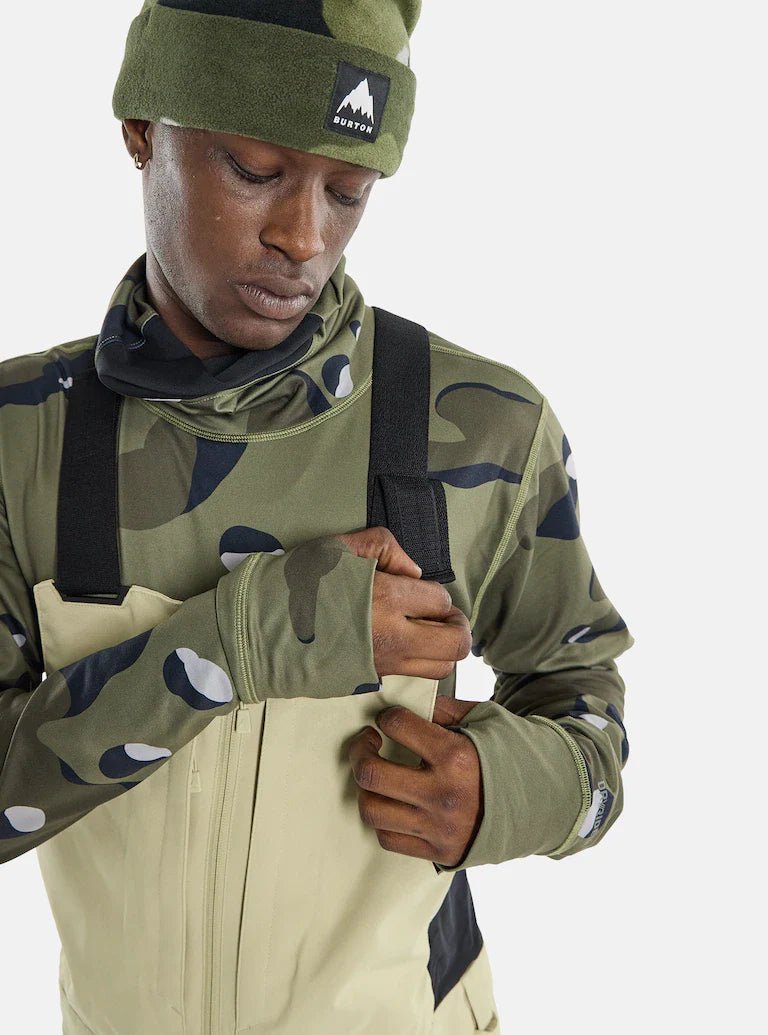 Burton Mens Reserve Bib - Burton15003108252 - Mushroom - L