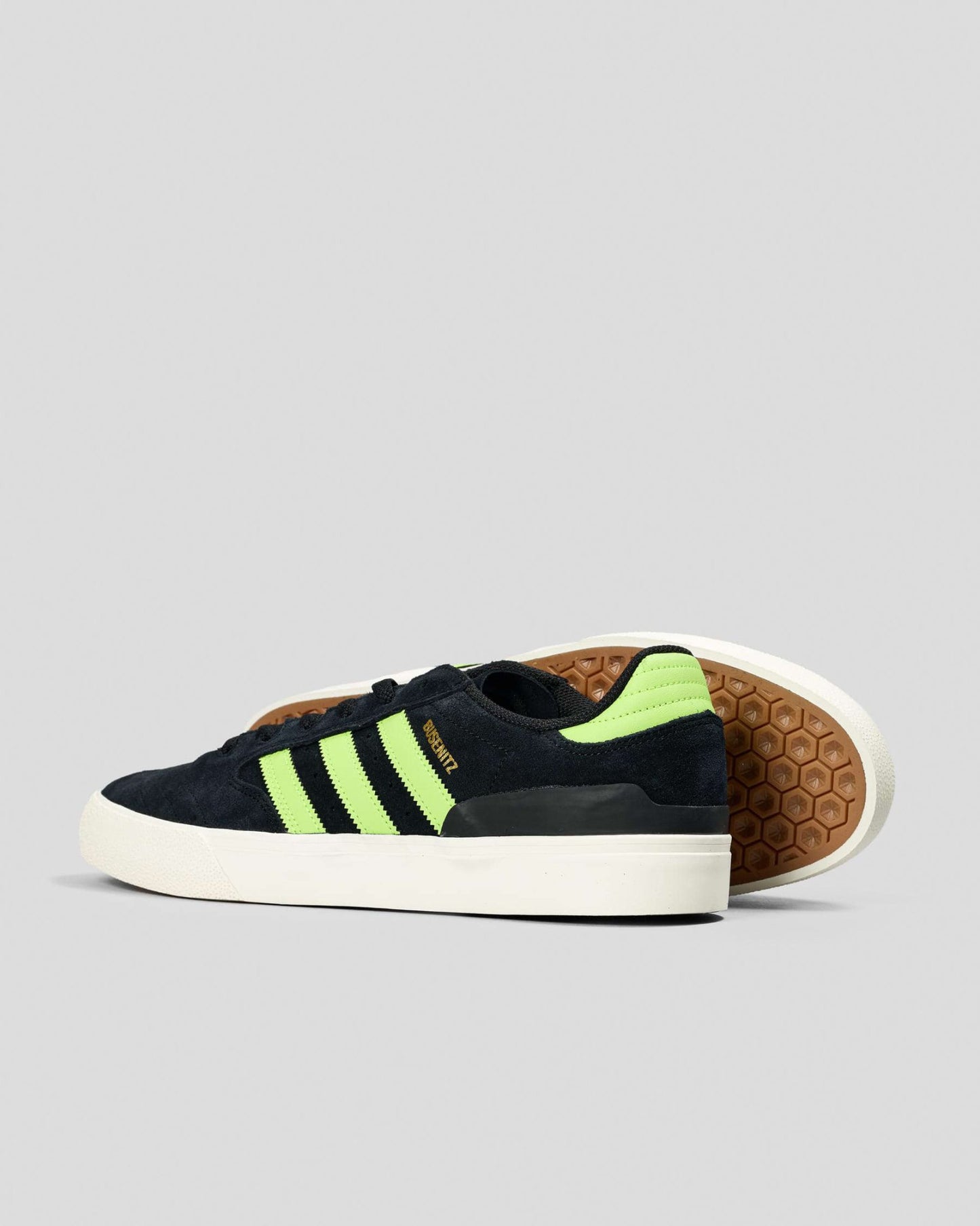 Busenitz Vulc II - AdidasJP5655 - Black/Slime/Gold - 10