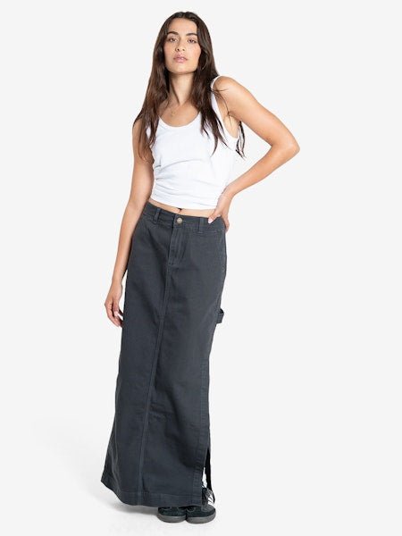 Carpenter Maxi Skirt - ThrillsWTDP - 308G - Dark Charcoal - 10