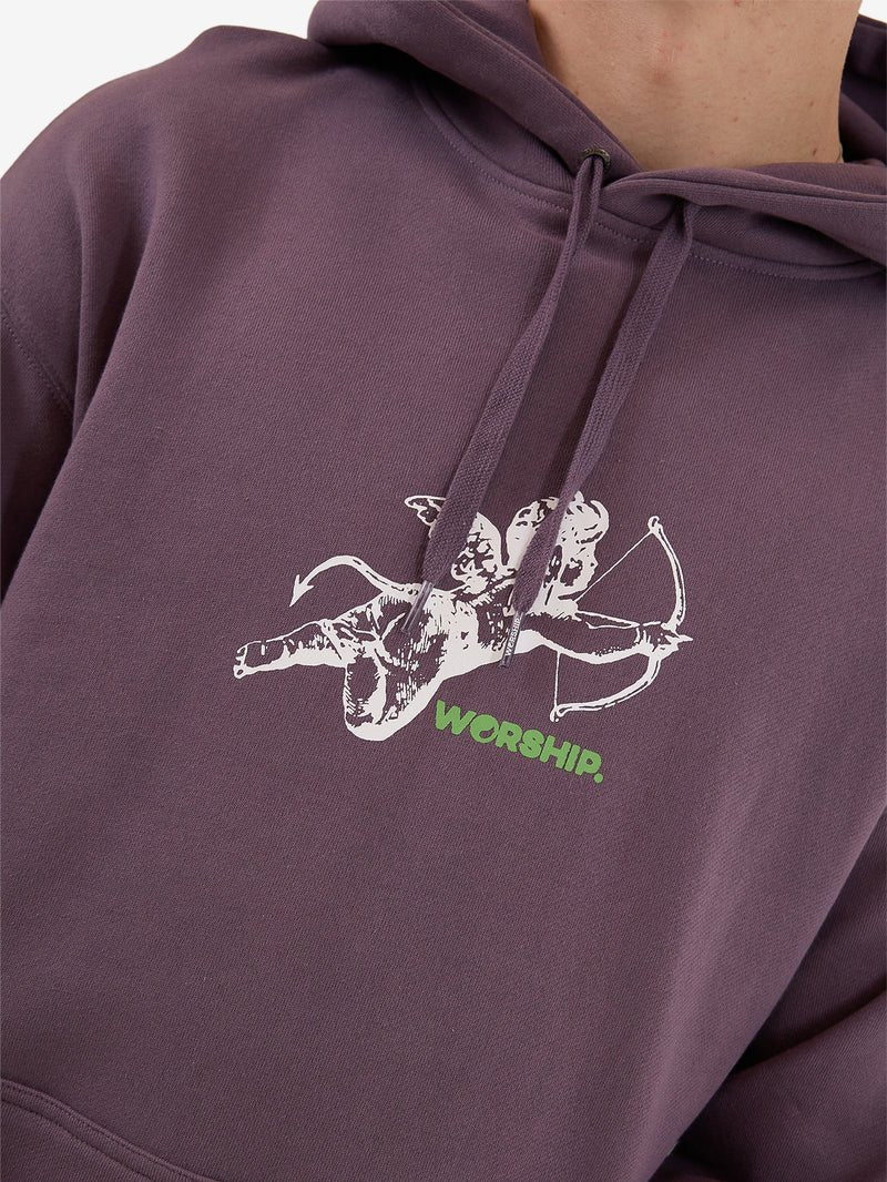 Cherub Pull Over Hood - Worship9351055859565 - Purple Reign - M