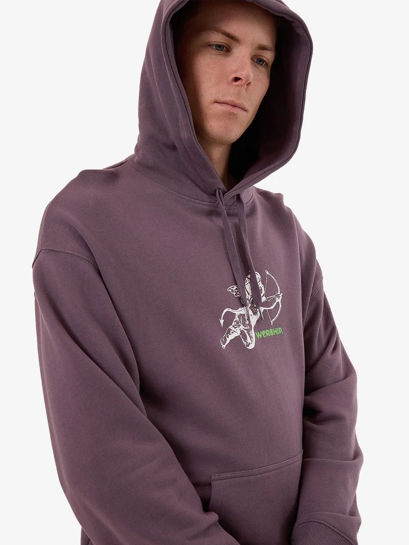 Cherub Pull Over Hood - Worship9351055859565 - Purple Reign - M