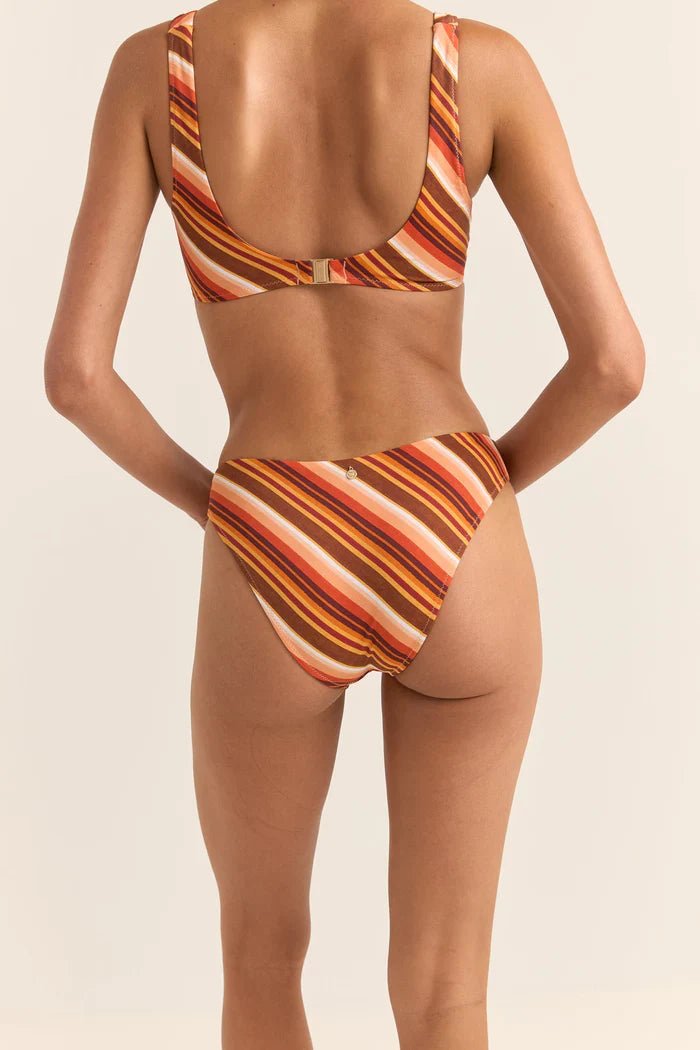 Chica Stripe Holiday Pant - Rhythm1024SW - BB19 - BRO - Brown - 10