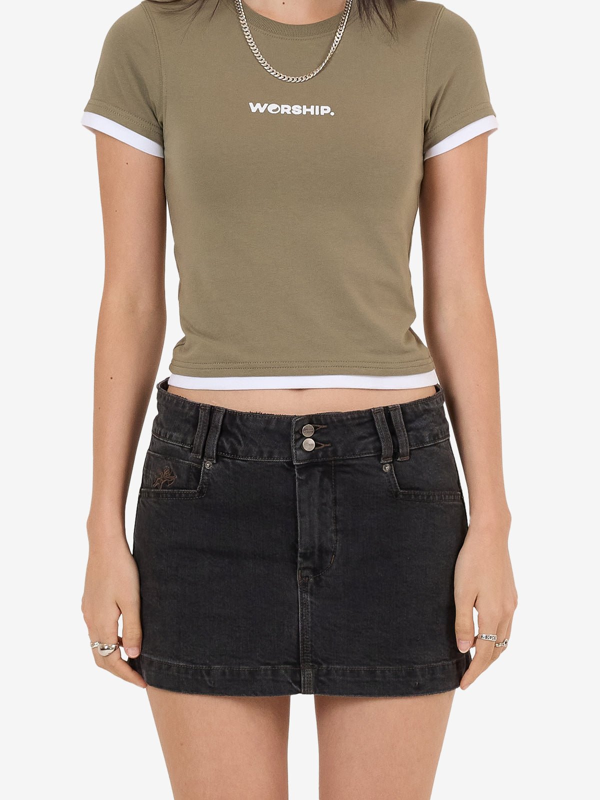 Choker Micro Skirt - WorshipWPH25 - 315BPH - 6 - Phantom