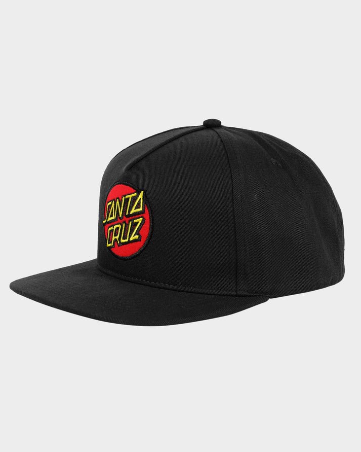 CLASSIC DOT SNAPBACK CAP - Santa CruzSB225 - HW04 - BLACK