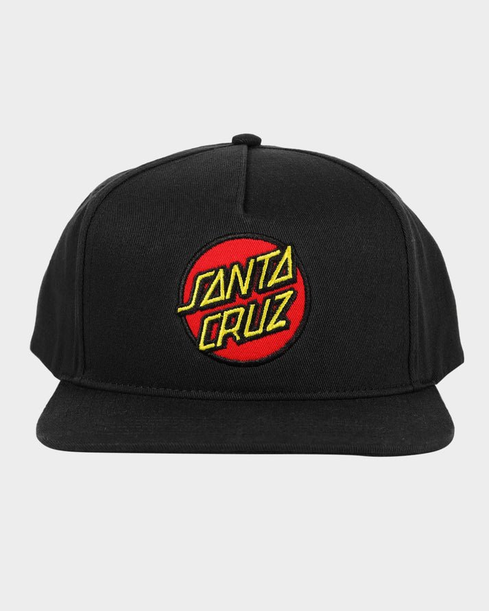 CLASSIC DOT SNAPBACK CAP - Santa CruzSB225 - HW04 - BLACK