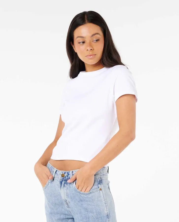 CLASSIC FITTED TEE - Rip Curl0LTWTE - WHITE - XS