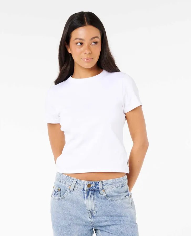CLASSIC FITTED TEE - Rip Curl0LTWTE - WHITE - XS