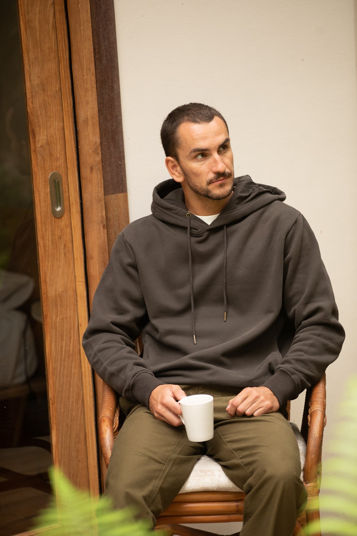 CLASSIC FLEECE HOOD - RhythmCLA24M - FL01 - VINTAGE BLACK - XL