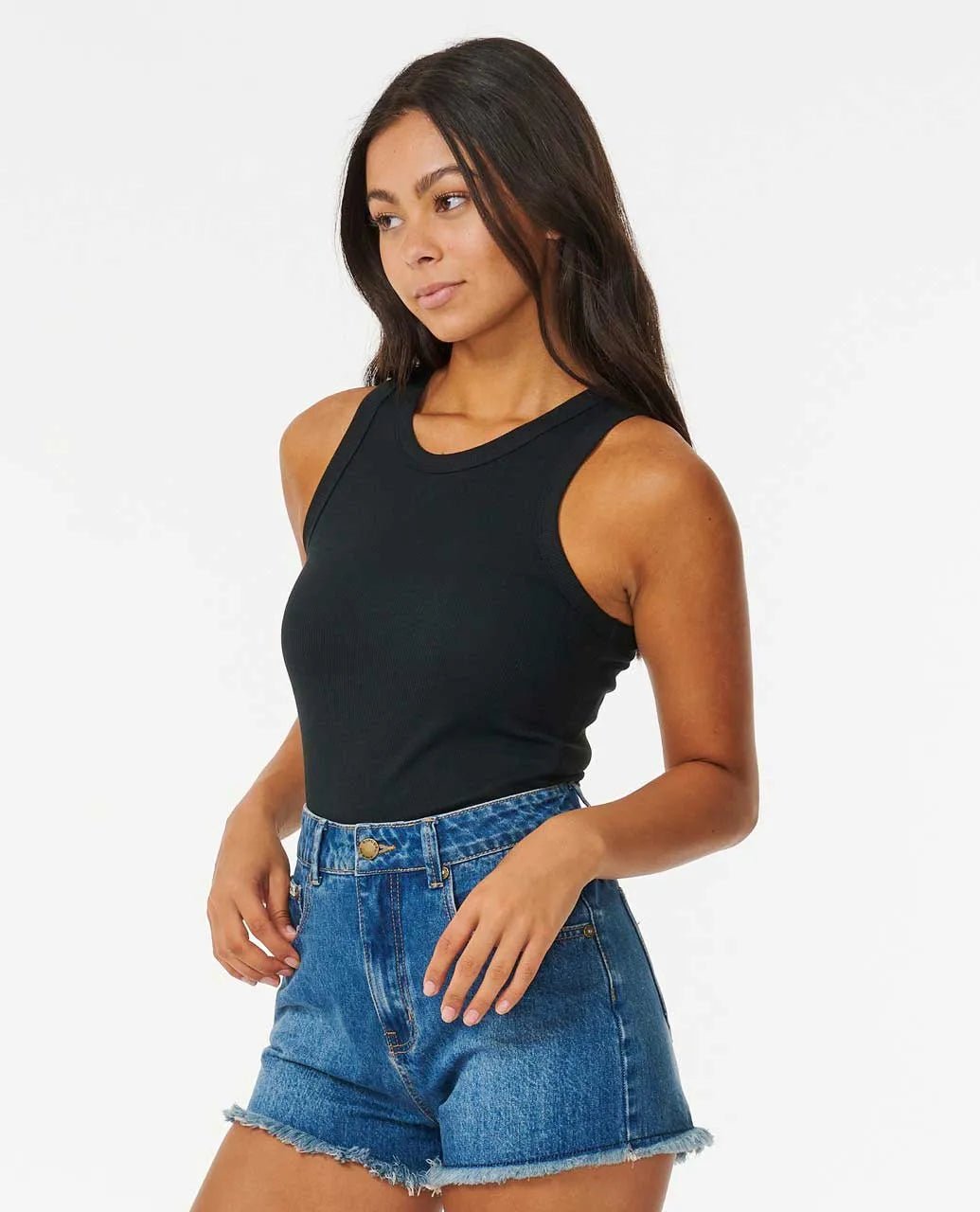 CLASSIC RIBBED TANK - Rip Curl089wte - 0090 - Black - 2XS