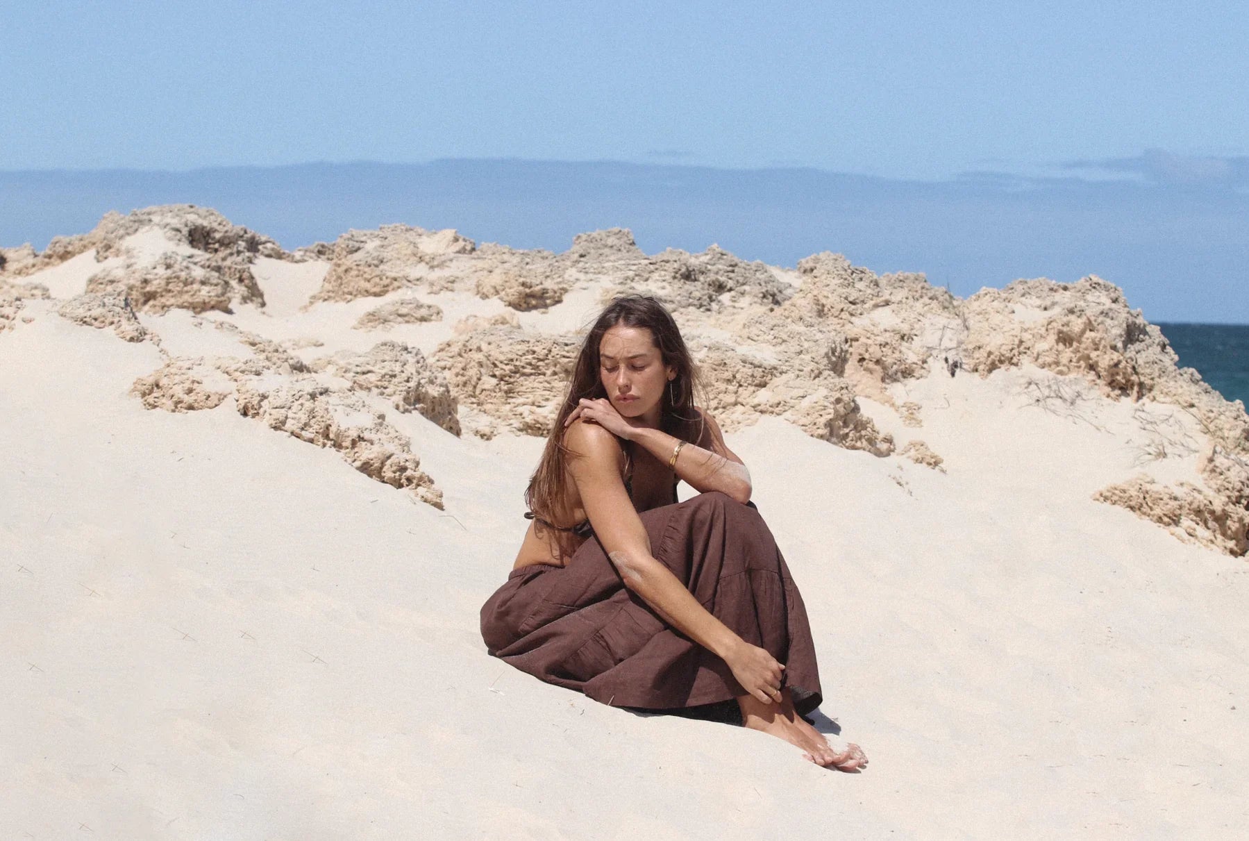 Classic Tiered Maxi Skirt - RhythmCLA24W - SK0Q - CHO - Chocolate - 10