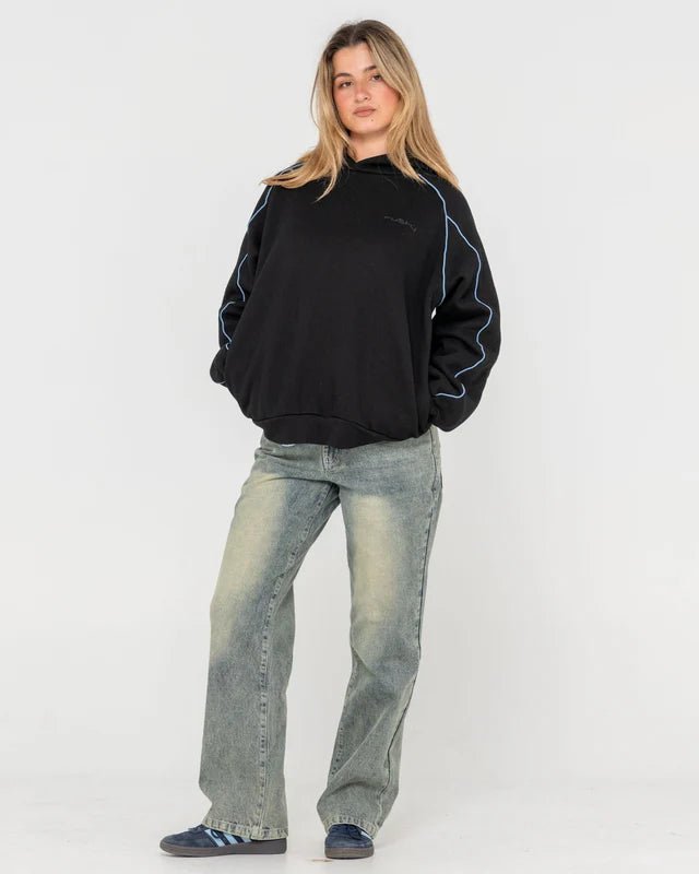 Clyde Baggy HoodedFleece Black 12 - RustyFTL0836BLK - Black - 12