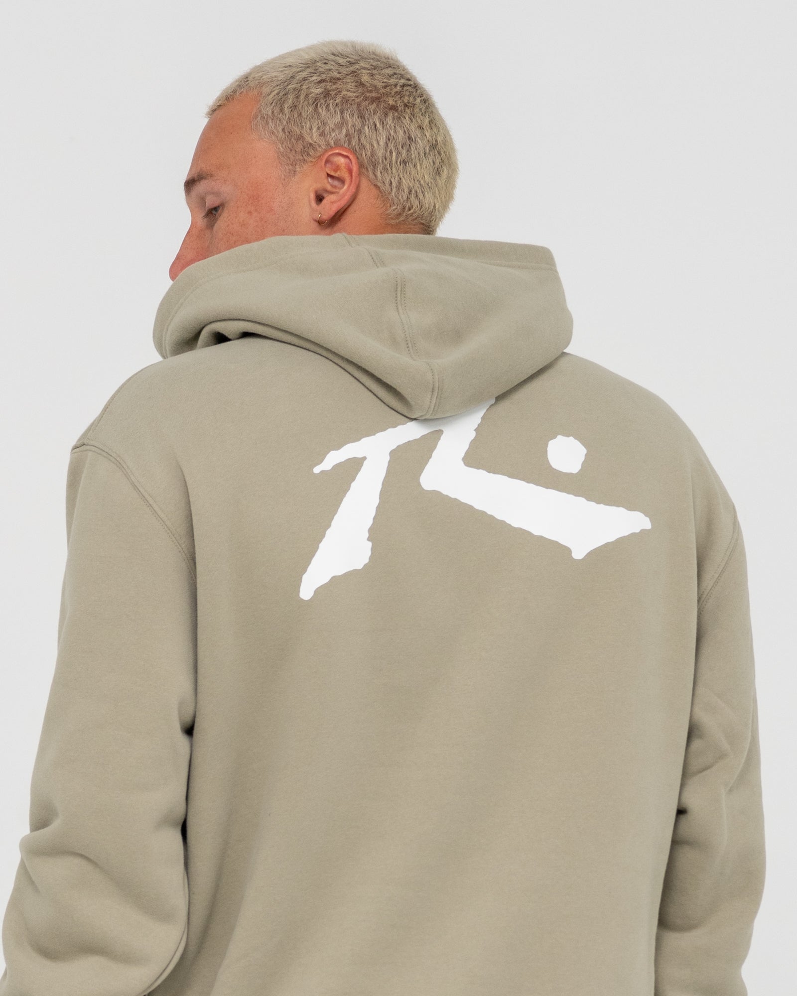 COMPETITION HOODED FLEECE - RustyFTM0747 - ABBEY STONE - S