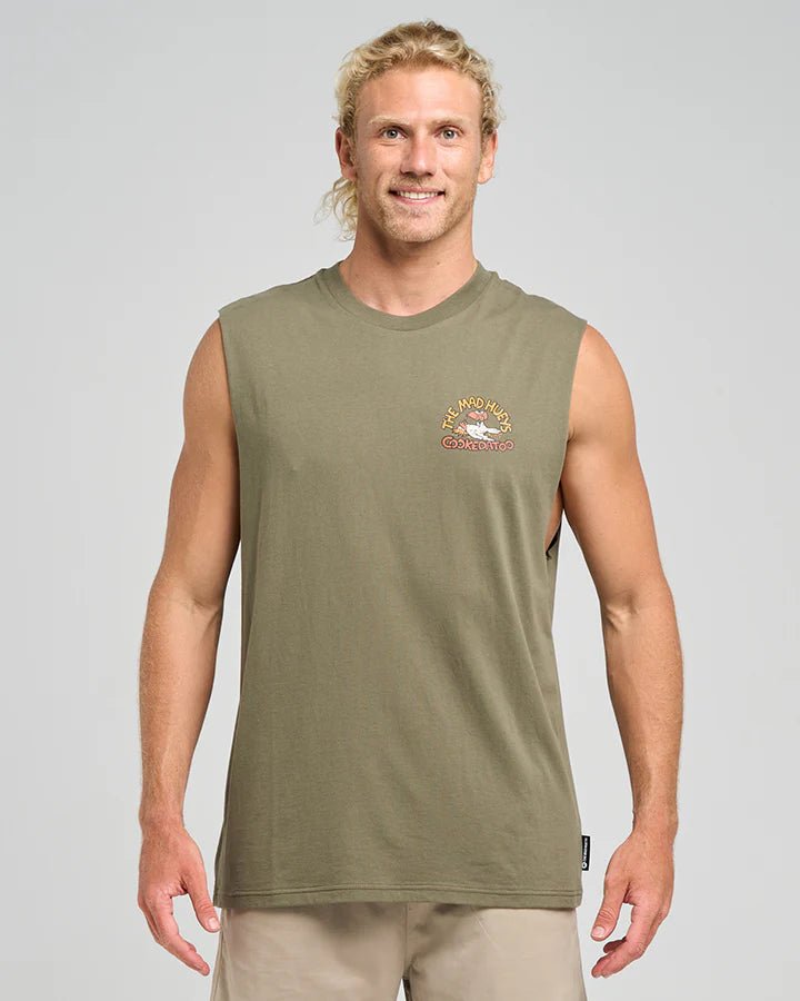 COOKEDATOO TRIO | MUSCLE - The Mad HueysH425M02006 - OLIVE - XL