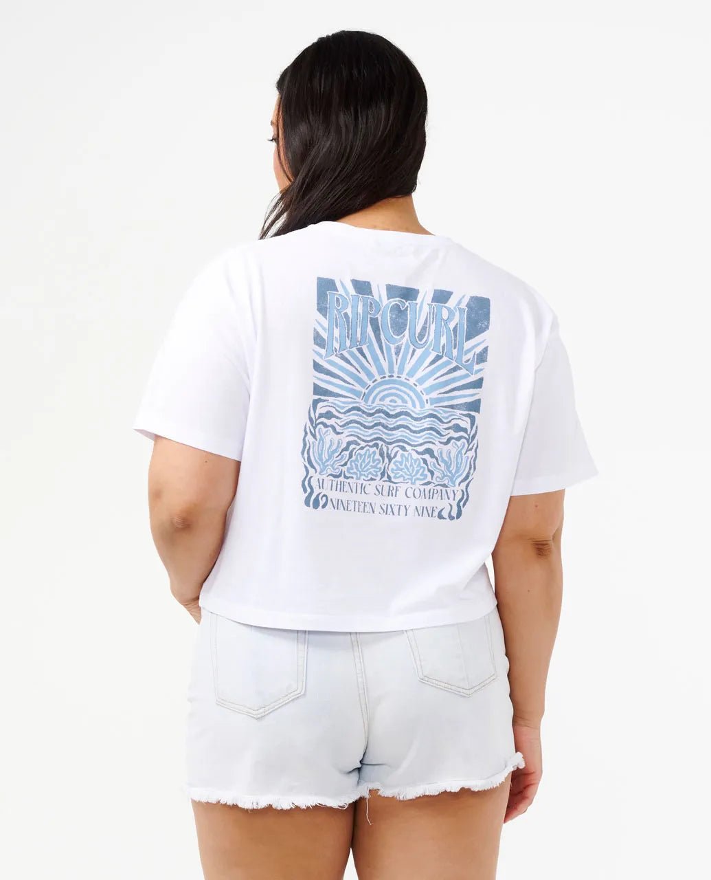 Coral Sands Crop Tee - Rip Curl0D0WTE - 1000 - White - 2XS